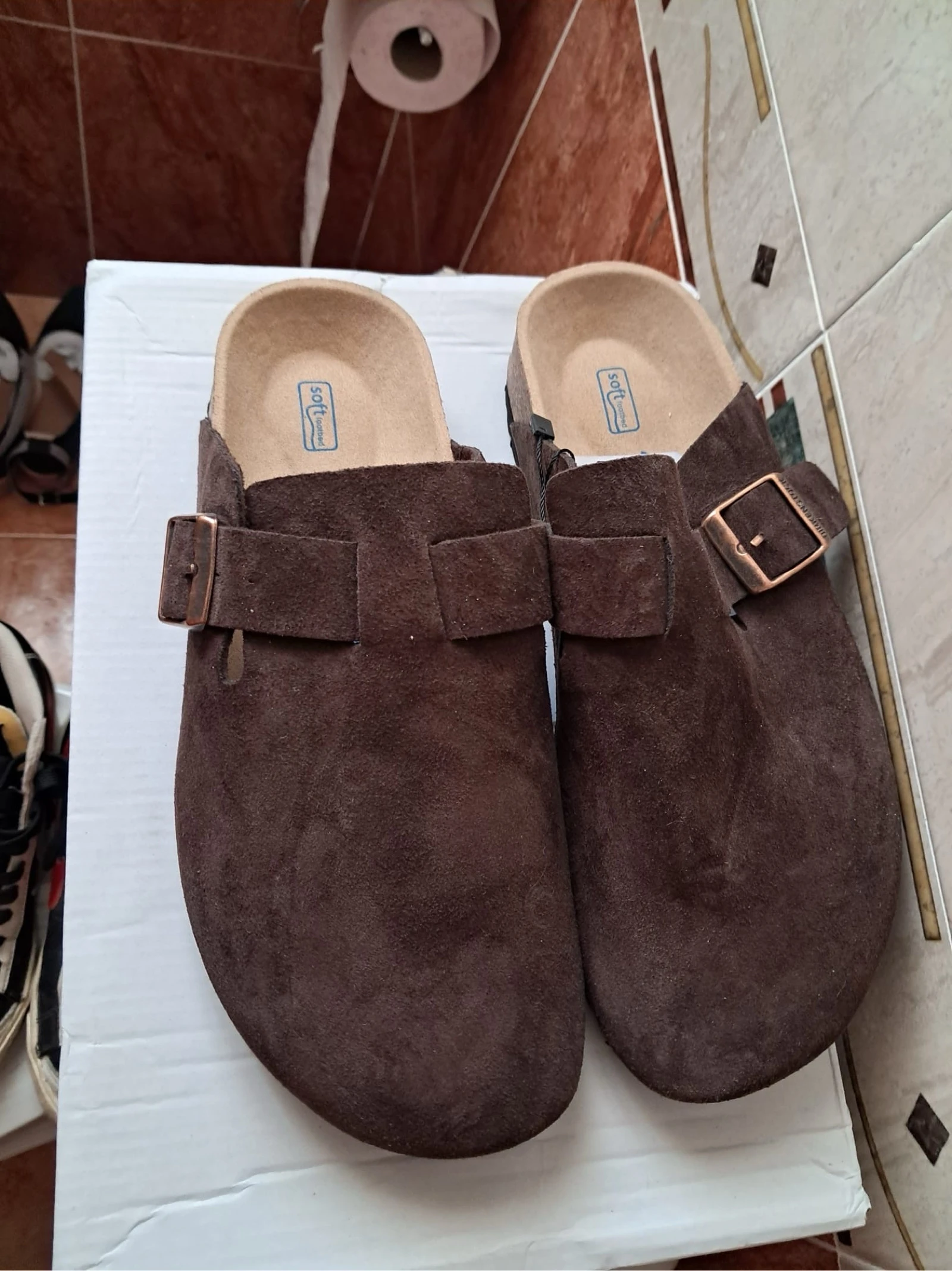 Donkere bruine Birkenstock clogs – photo 2